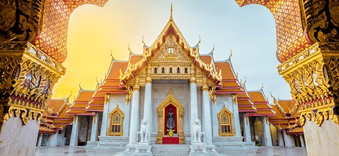 Wat Benchama Bophit temple bouddhiste de Bangkok