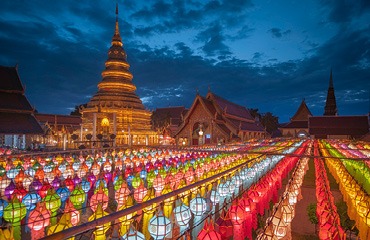 Loi Krathong, fête des lumières en Thailande