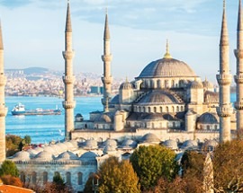 Vue sur la Mosquée d'Istanbul