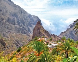 Paysage montagneux des îles Canaries